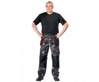 Pantaloni cu model camuflaj Emerton